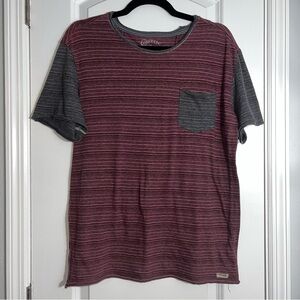 Converse Red and Gray Short Sleeve Tee